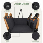DogBedHouse Waterproof & Scratch-Proof Hammock Car Seat Cover (Removable)