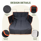 DogBedHouse Waterproof Easy-Install Hammock Car Seat Cover (Rear Seat)