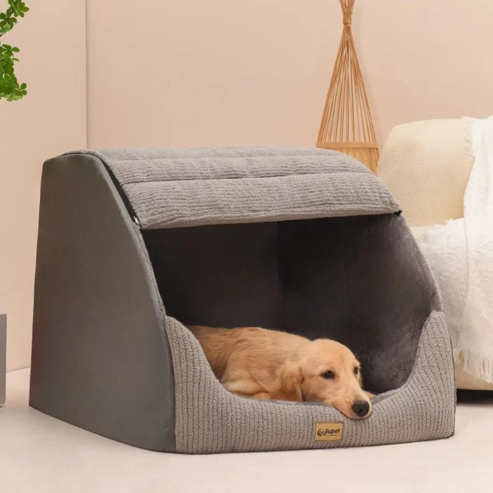Enclosed Dog Bed for Warmth and Comfort for Pets